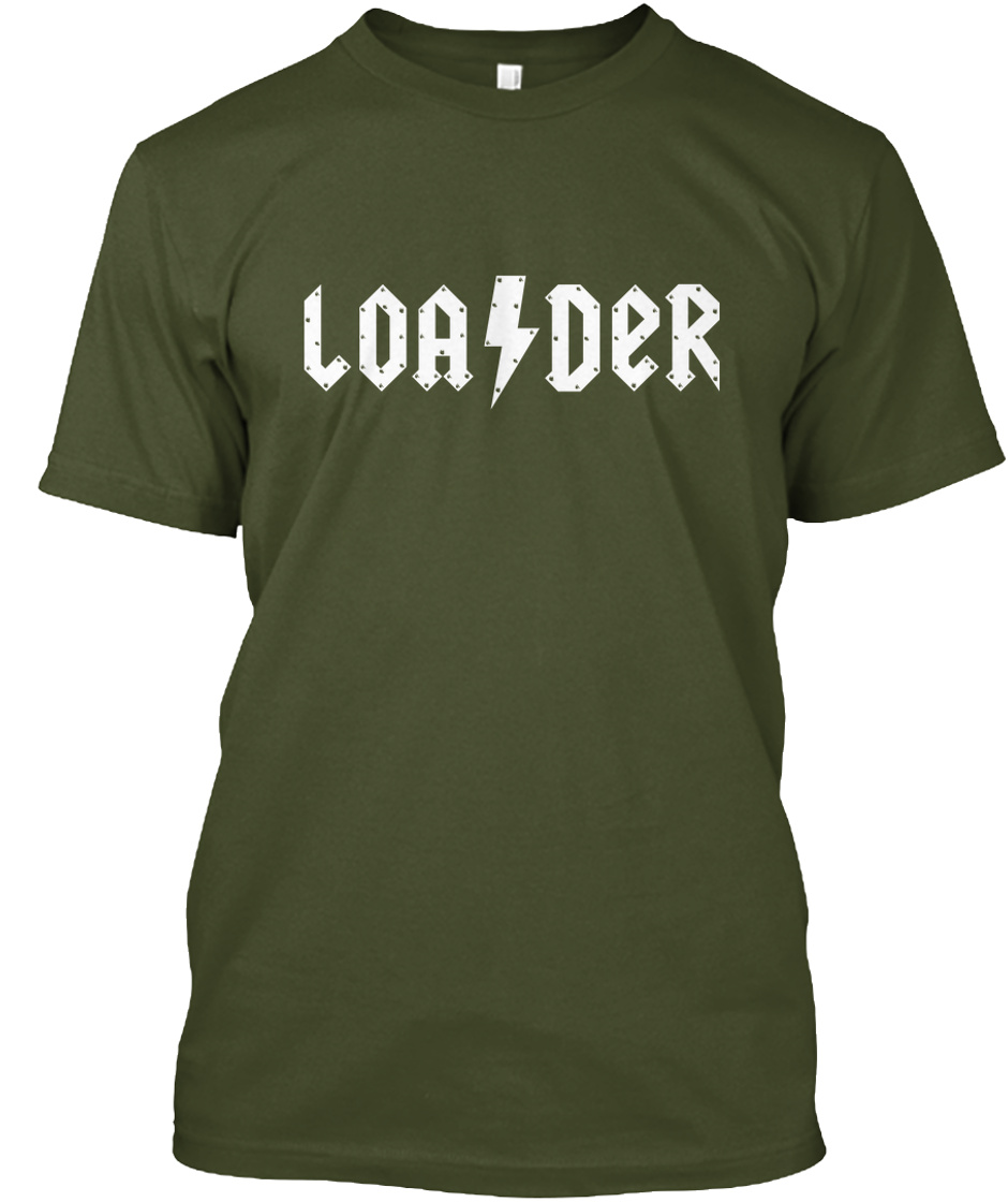 Acdc Font Loader Rivets Front Products From Tees The Roadie Teespring