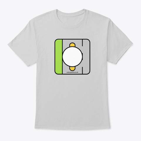 Brockenhurst T Shirt By Colour Points Light Steel T-Shirt Front