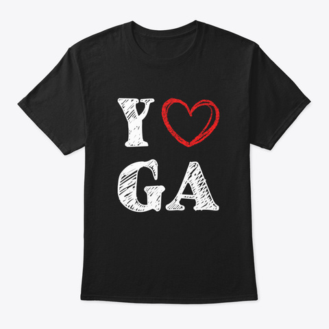 Yoga Tg7kp Black T-Shirt Front