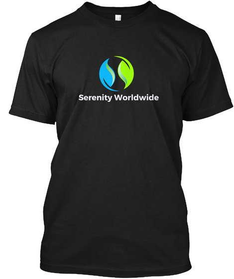 Serenity Worldwide Black Camiseta Front