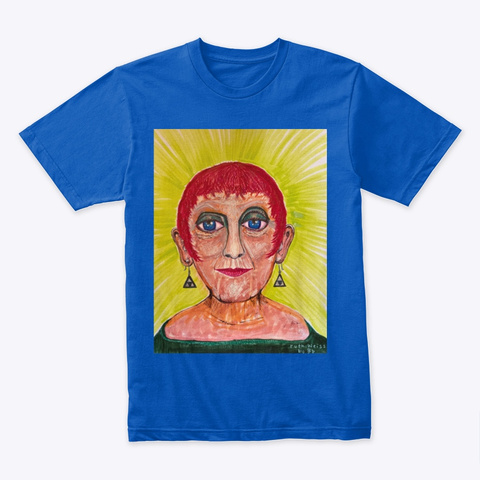Ruth Weiss Royal T-Shirt Front