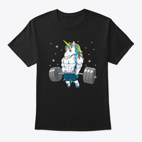 Unicorn Deadlift Fitness Gym T-shirt