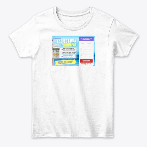 Vital Lean Keto Reviews 2021 White T-Shirt Front