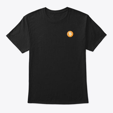 Bitcoin Black T-Shirt Front