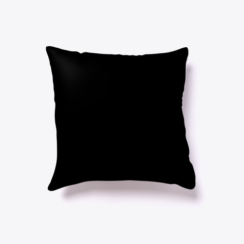 Simplistic Yaoi Pillow Black T-Shirt Back