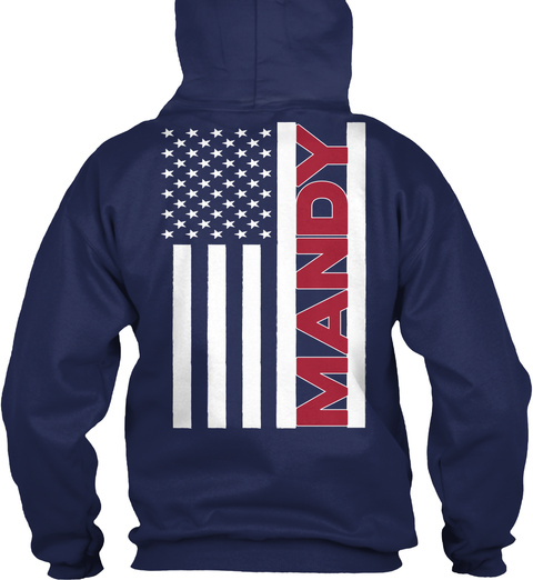 Mandy Navy T-Shirt Back