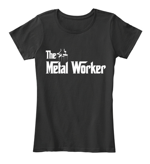 The Metal Worker Black T-Shirt Front