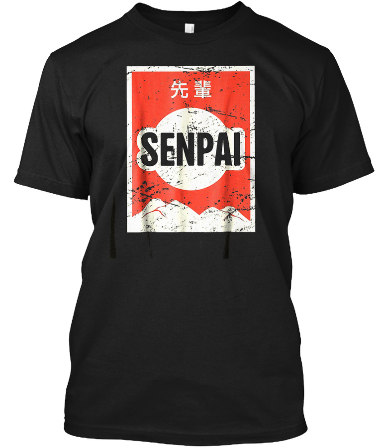 SENPAI Vintage Style Japanese Anime T- Unisex Tshirt