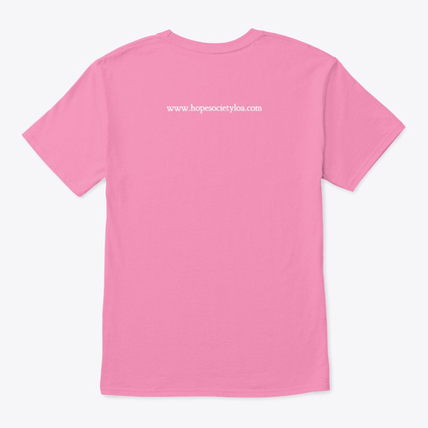 Friends Make The Difference Pink T-Shirt Back