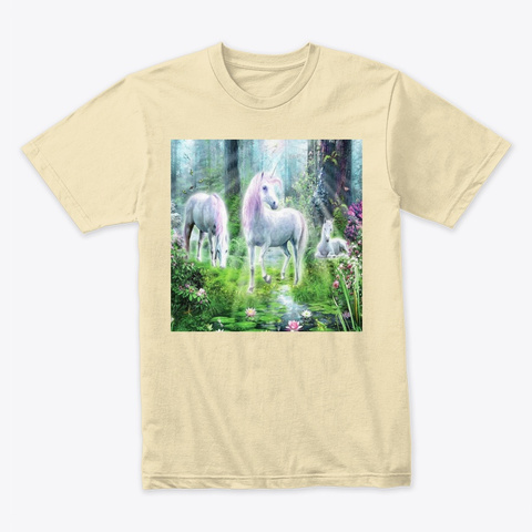 Forrest Unicorns Cream T-Shirt Front