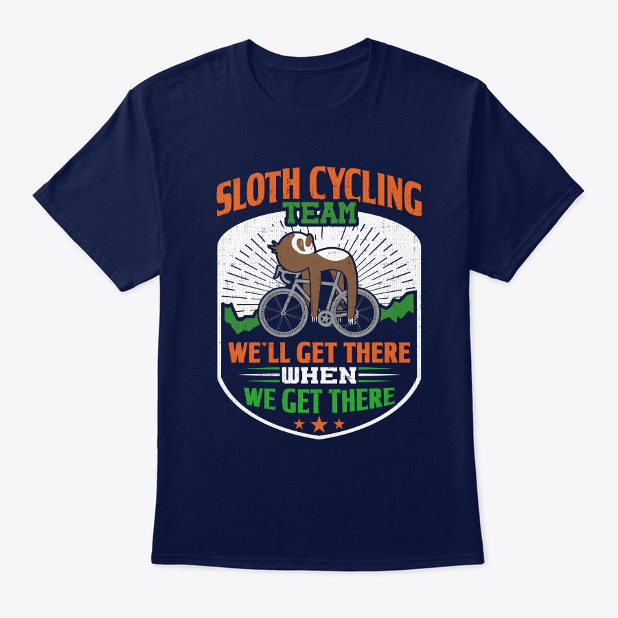 Sloth Cycling Team Logo Design Unisex Tshirt