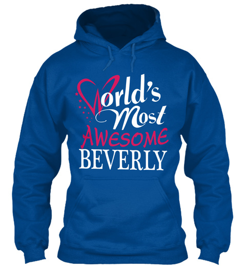 Tshirt Name Beverly !!! Royal T-Shirt Front
