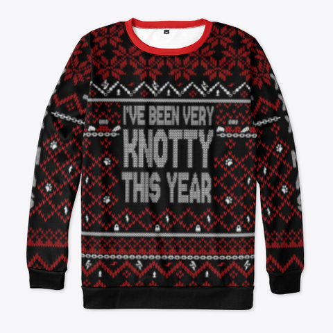 I've Been Very Knotty This Year   Patron Black T-Shirt Front