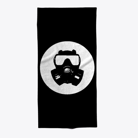 M50 Gas Mask Black T-Shirt Front