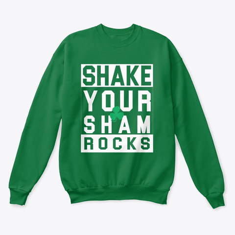 St. Patrick's Day Shake Your Shamrocks Kelly Green  T-Shirt Front