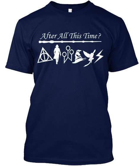 After All This Time? Navy T-Shirt Front