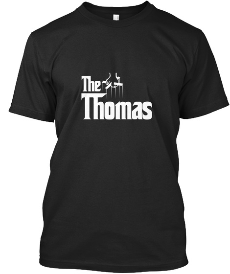 Thomas The Family Tee Black T-Shirt Front