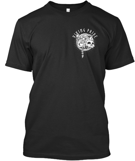 Viking Pride Black T-Shirt Front