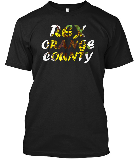 Rex Flower Orange County Shirt For Mens