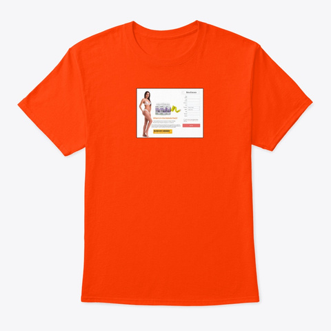 Keto Forcera Is A Natural Weight Loss  Orange T-Shirt Front