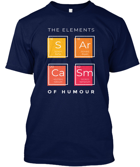 The Elements Of Humor Funny Nerdy Gift
