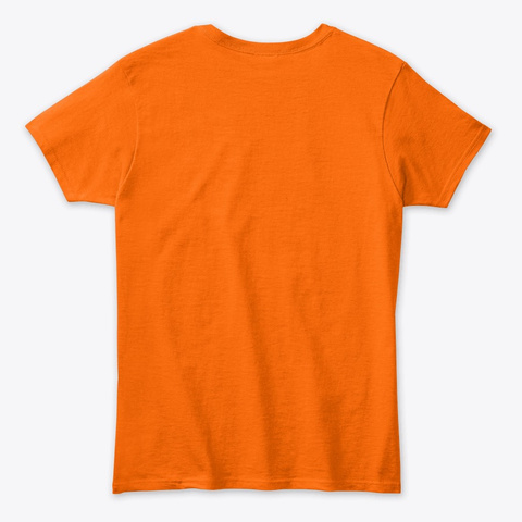 Jack O Lantern Halloween Pumpkin Shirt Orange T-Shirt Back