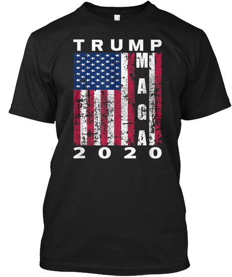 Trump Maga 2020 Vintage American Flag
