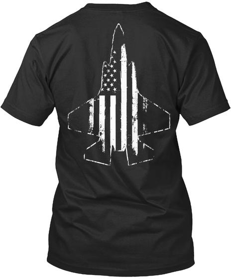 Awesome F 35 Lightning Ii Shirt!  Black T-Shirt Back