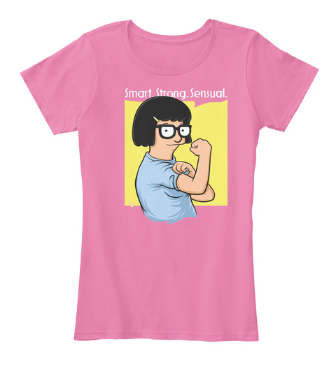 Strong Smart Sensual True Pink T-Shirt Front