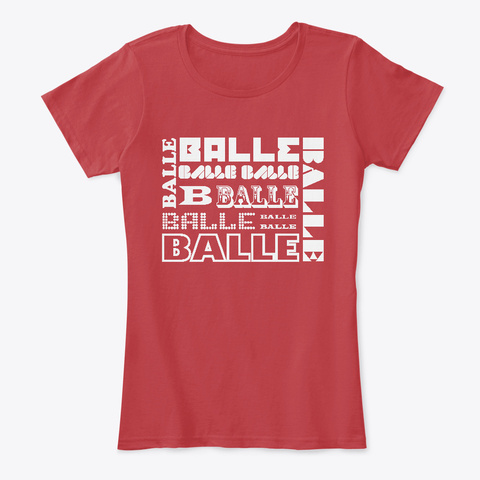 Balle Balle Classic Red Kaos Front