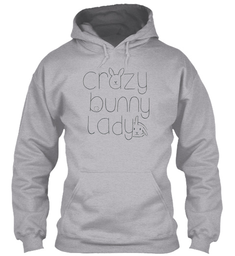 Crazy Bunny Lady Sport Grey Kaos Front