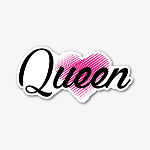 Queen Of Heart Mug | Stickers Standard T-Shirt Front