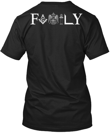 G Family Black T-Shirt Back