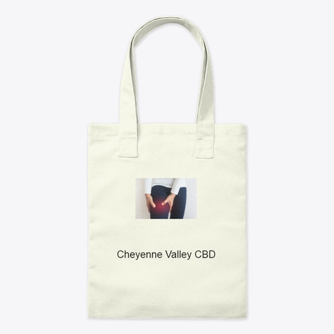 Cheyenne Valley Cbd Info Natural T-Shirt Front
