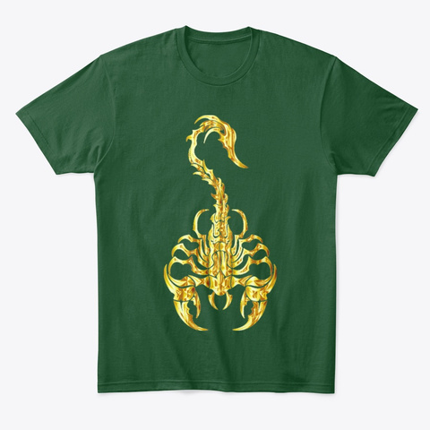 Scorpion  Forest Green  T-Shirt Front