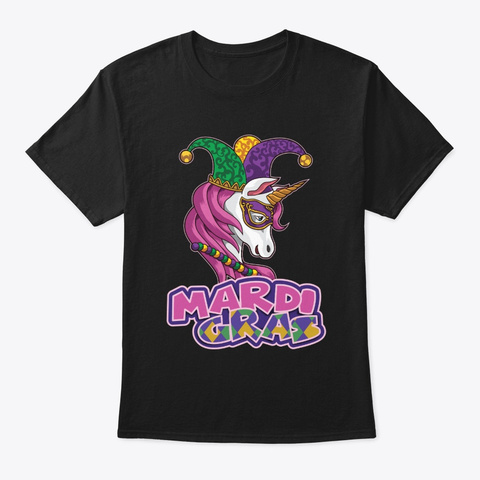 Mythical Mardi Gras Unicorn - Carnival Unisex Tshirt