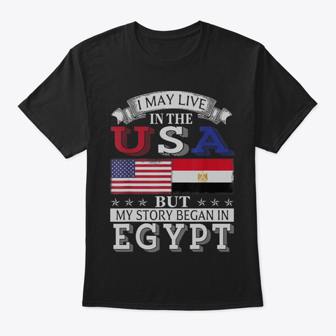 American Egyptian Flag Shirt My Story Be Black Kaos Front