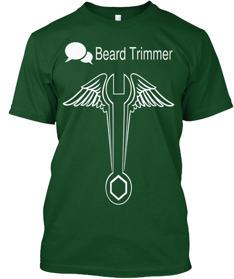 Beard Trimmer Deep Forest T-Shirt Front