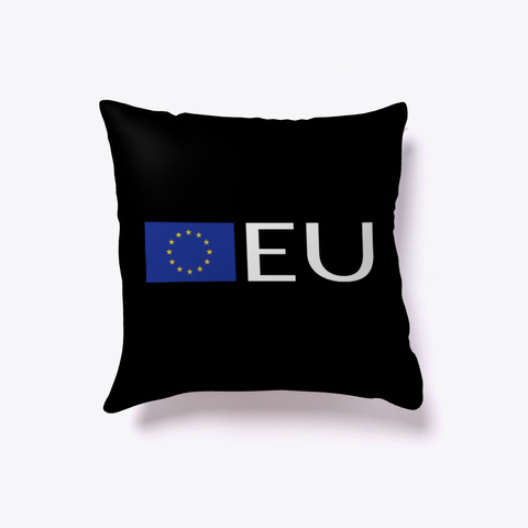 European Union Flag White T-Shirt Front