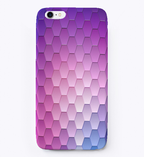 Purple Abstract Texture I Phone Case Standard T-Shirt Front