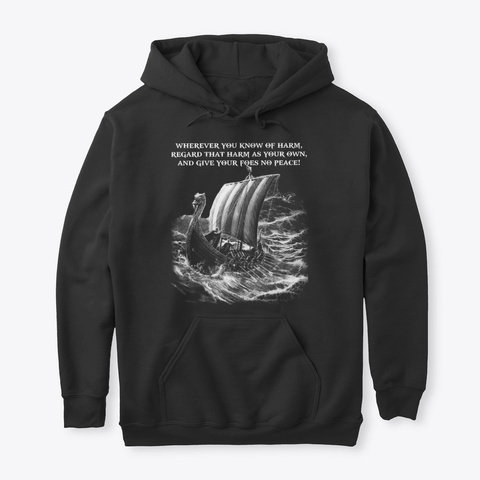 Limited Edition Odin Prayer Black T-Shirt Front