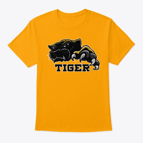 Tiger Gold T-Shirt Front