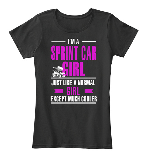 Sprint Car Girl Shirt-much Cooler