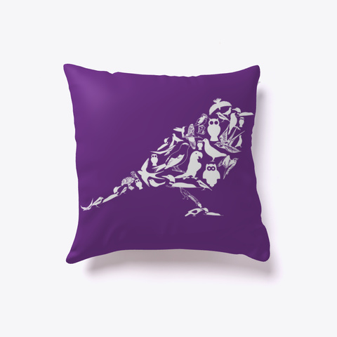 My Bird Lover Pillow Purple Maglietta Front