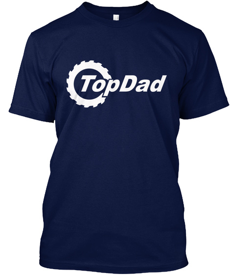 Top Dad Navy T-Shirt Front