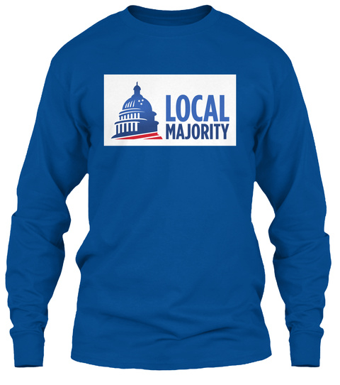 Local Majority Royal T-Shirt Front
