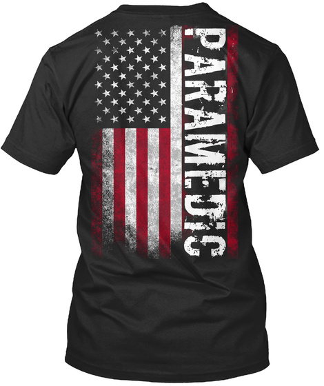 Paramedic Black T-Shirt Back