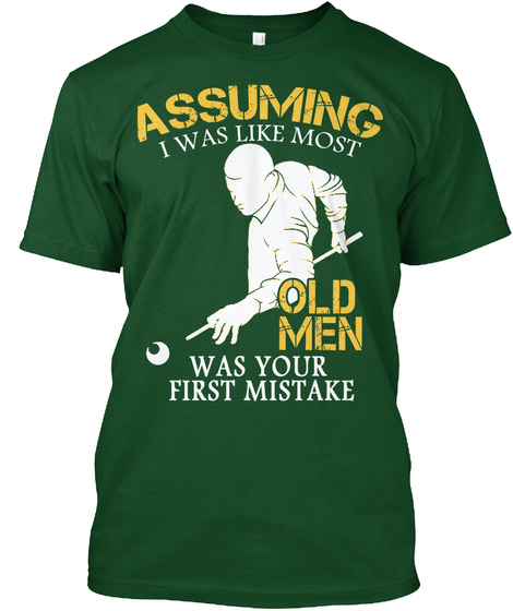 A Billiards Old Man Mug Unisex Tshirt