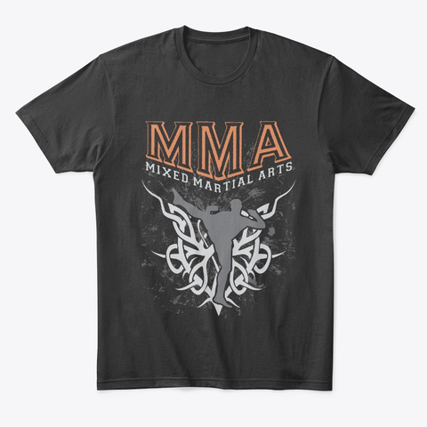 Mixed Martial Arts Black T-Shirt Front