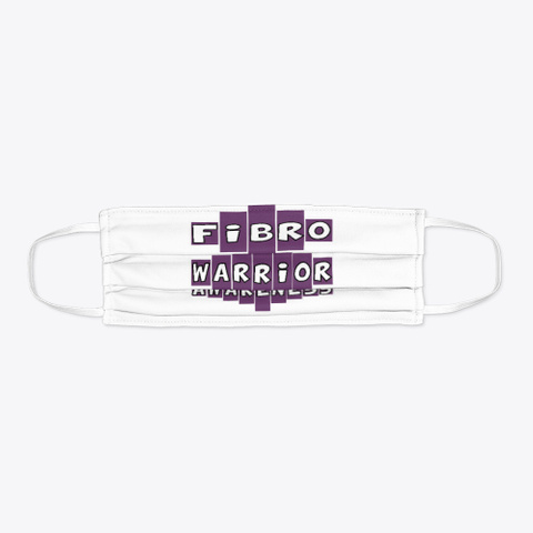 Fibro Warrior Awareness Mask Standard T-Shirt Flat